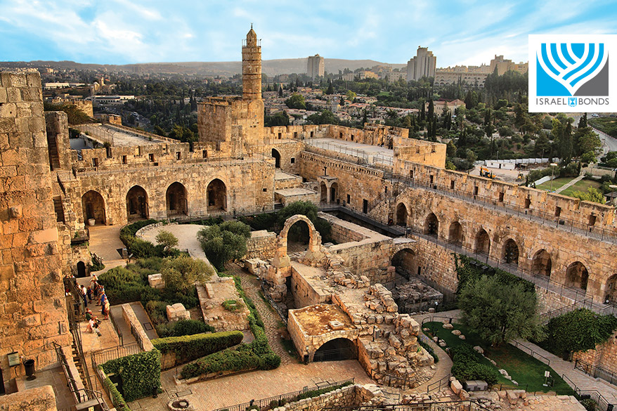 Tower of David in beautiful Jerusalem