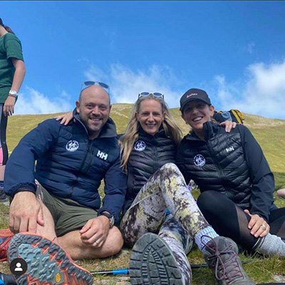 Bnei Mitzvah Charity Challenge leaders (l-r) Matthew and Natalie Jackson and Sarah Sultman MBE