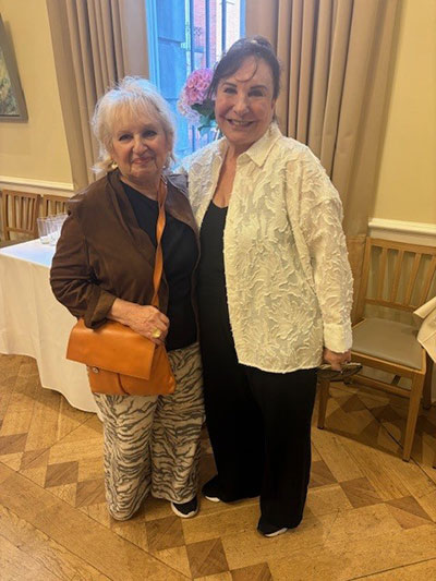 Gillian Perry, Women's Division chair and Esther Fieldgrass.