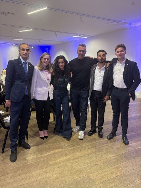 KOL-July-2026-Event-UK-Emily-Schrader-Photo-7 Niyak Ghorbani, Emily Schrader, Bahar, * , Daniel B, Nicholas Lissak.